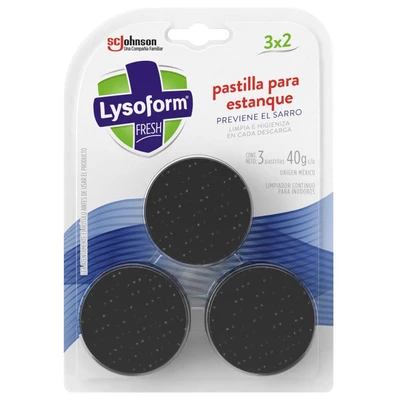 Pastilla Estanque Inodoro Lysoform 3 Un