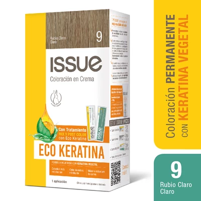 Issue Tintura Permanente Kit Eco Keratina 9