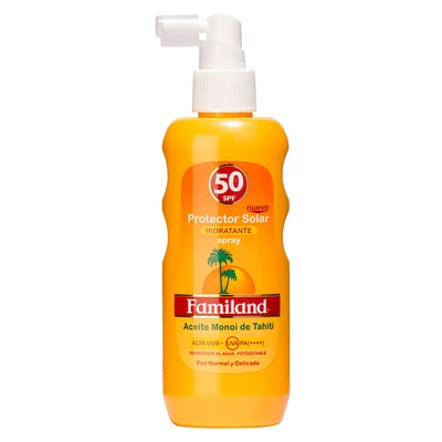 Familand Protector Solar Monoi Tahiti Gatillo FPS50 190 Ml