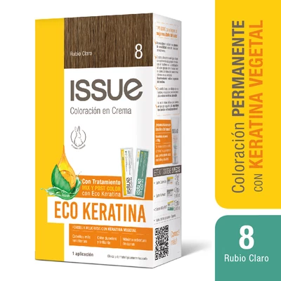 Issue Tintura Permanente Kit Eco Keratina 8