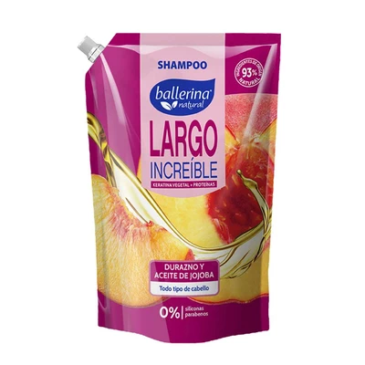 Ballerina Shampoo Largo Increíble Crecimiento 750 ml