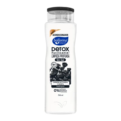 Ballerina Acondicionador Carbón + Menta 750 ml