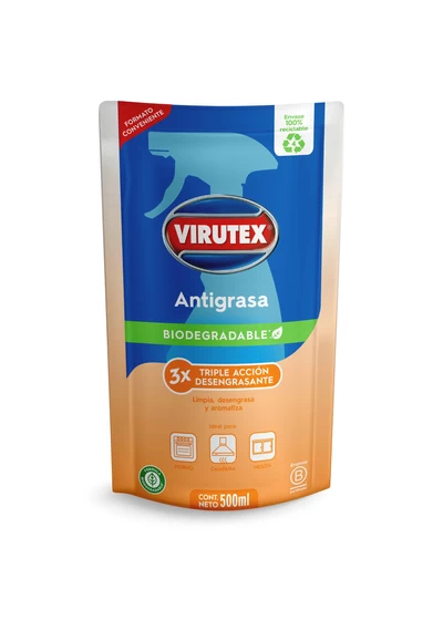 Virutex Limpiador Antigrasa Doypack 500 ml