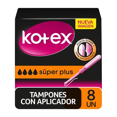 Kotex Tampón Evolution Súper Plus 8 Unidades