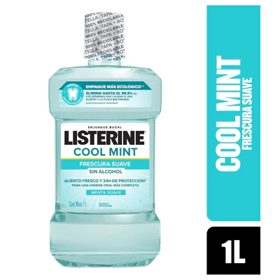 Listerine Enjuague Bucal Zero 1 Litro