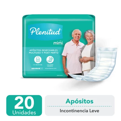 Plenitud Apósito Adulto Maternity Post Parto 20 Unidades