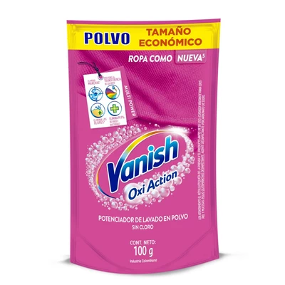 Vanish Quitamanchas Polvo Rosa 100 gr