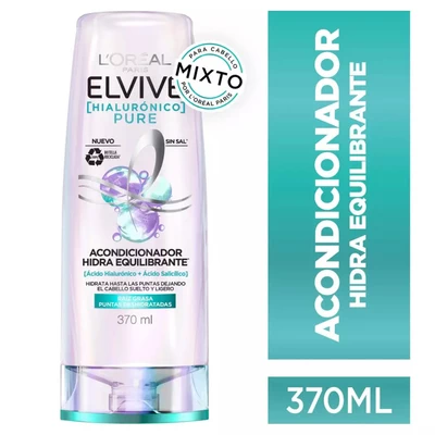 Elvive Acondicionador Hialurónico Pure 370 ml