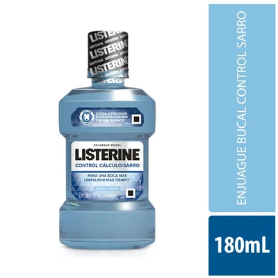 Listerine Enjuague Bucal Control de Sarro 180 ml