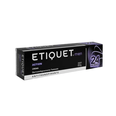 Etiquet Desodorante Crema Men Action 60 g