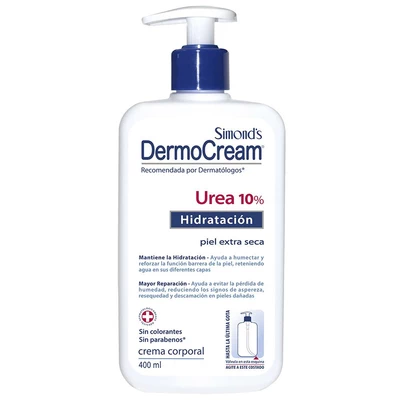 Dermocream Crema Corporal Hidratación Urea 10% 400 ml