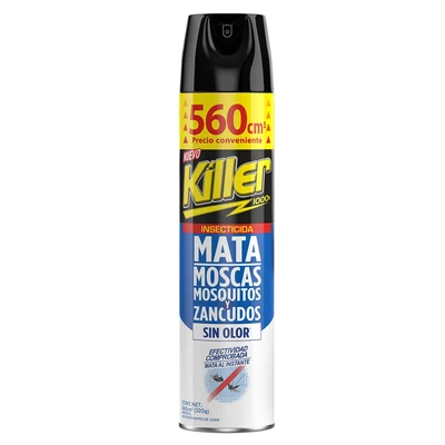 Killer Insecticida Sin Olor Moscas y Zancudos 560 cc