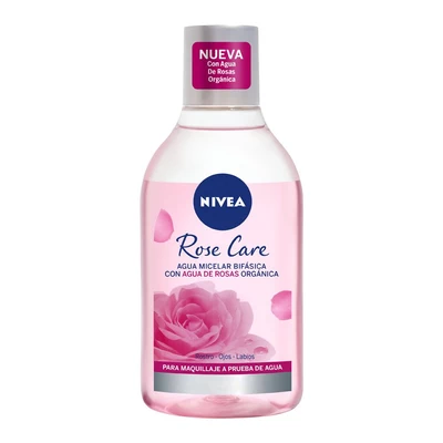Nivea Agua Micelar Bifásica Rose Care 400 ml
