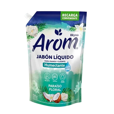 Arom Jabón Líquido Paraíso Floral Doypack 750 ml