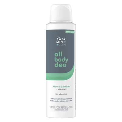 Dove Men All Body Desodorante Spray Aloe Bamboo 150 ml