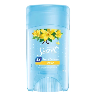 Secret Desodorante Gel Clear Vanilla 45 g