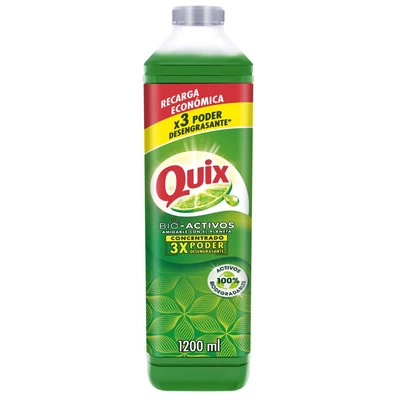 Quix Lavalozas Limón Recarga 1.2 L