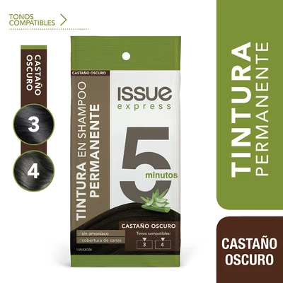 Issue Express Tintura Shampoo Castaño 5 Min