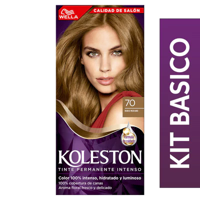 Koleston Tintura Permanente Tono 70 Rubio Medio