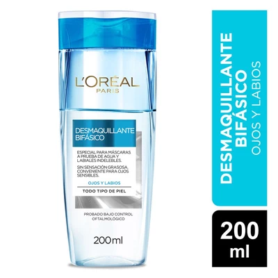 Loreal Desmaquillante Bifásico Ojos y Rostro 200 ml