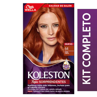 Koleston Kit Tintura Permanente 64 Caoba Cobrizo