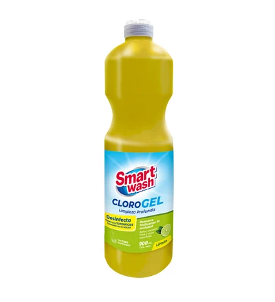 Smart Wash Cloro Gel Limón 900 ml