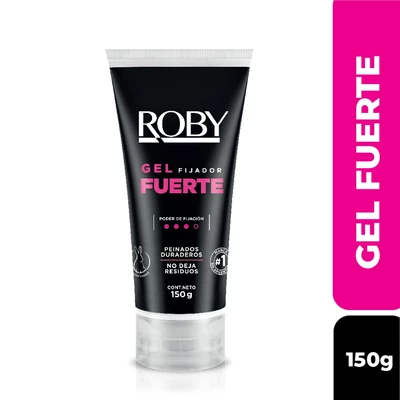 Roby Gel Fijador Fuerte Con Aloe 150 gr