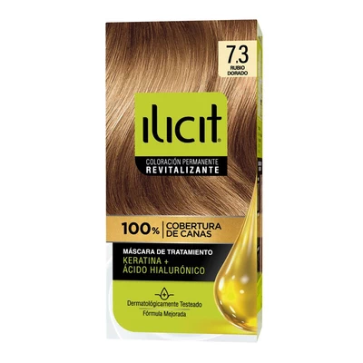 Ilicit Tintura Permanente 7/3 Rubio Dorado