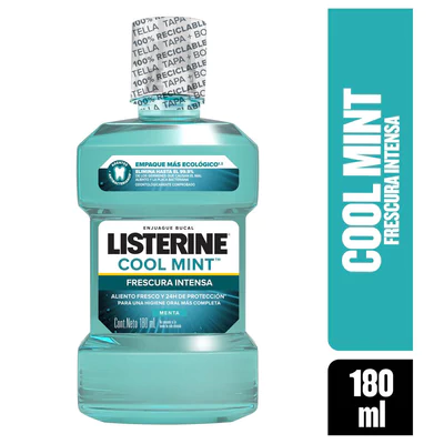 Listerine Enjuague Bucal Coolmint 180 Ml