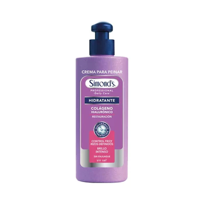 Simonds Crema Peinar Hidratante Hialurónico + Colágeno 300 ml