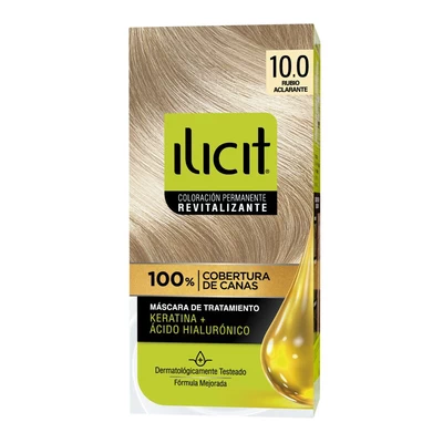 Ilicit Tintura Permanente 10/0 Rubio Aclarante