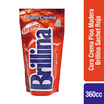 Brillina Cera Crema Roja 360 cc