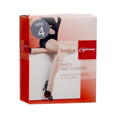 Caffarena Panty Pret A Porte Talla 4 Champagne