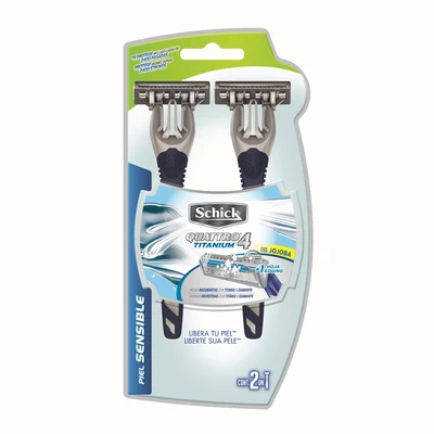 Schick Quattro Hombre 2 Unidades