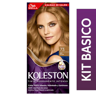 Koleston Tintura Permanente Tono 73 Rubio Avellana