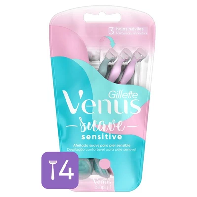 Gillette Venus Simply Suave 4 Unidades