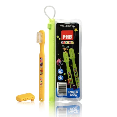 Phb Cepillo Dental Niño Pack Duo Junior + Estuche