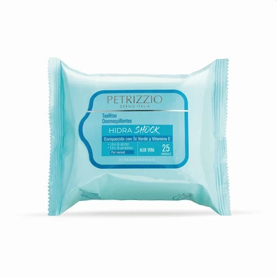 Petrizzio Toallas Desmaquillantes Aloe 25 unidades
