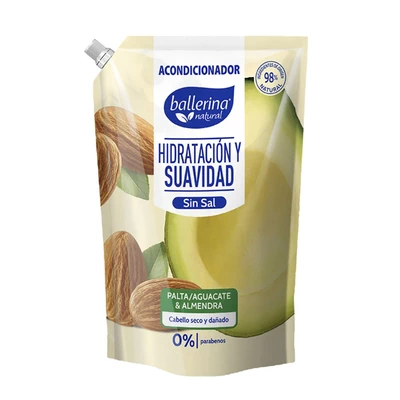 Ballerina Acondicionador Sin Sal Palta 750 ml