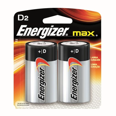 Energizer Pilas Alcalinas Tipo D Pack 2 Unidades