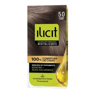 Ilicit Tintura Permanente 5/0 Castaño Claro