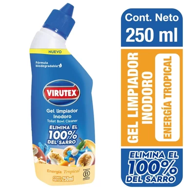 Virutex Liquido Gel Inodoro Tropical 250 ml