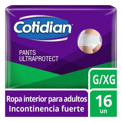 Cotidian Pants Adulto Ultra Protect Talla G/XG 16 Unidades
