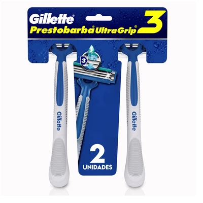 Prestobarba Máquina Desechable Ultragrip 2 Unidades
