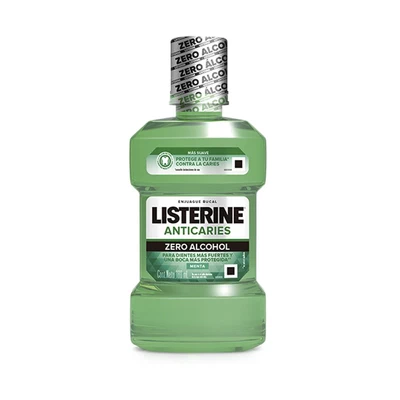 Listerine Enjuague Bucal Anticaries Zero Alcohol 180 ml