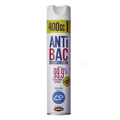 Antibac Desinfectante Ambientes Aerosol Original 400 cc