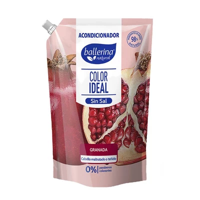 Ballerina Acondicionador Sin Sal Granada Doypack 750 ml