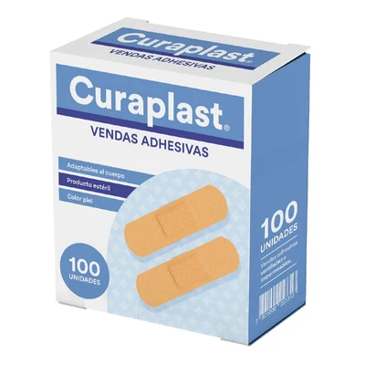 Curaplast Venda Adhesiva 100 Unidades