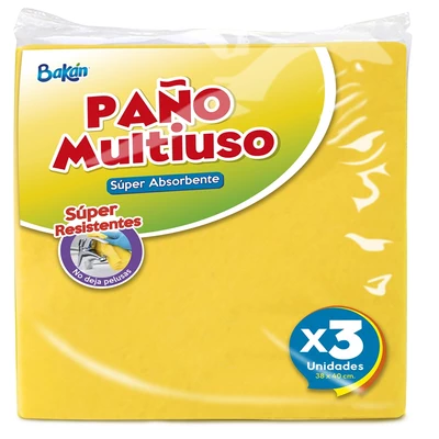 Bakan Paño Multiuso 3 Unidades