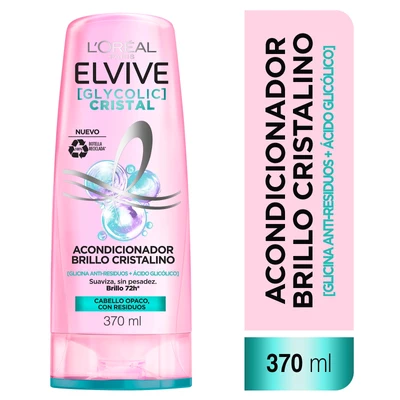 Elvive Acondicionador Glycolic Cristal 370 ml